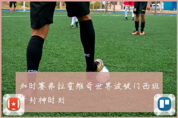 加时赛弗拉霍维奇世界波破门西班牙封神时刻