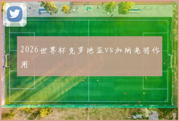 2026世界杯克罗地亚vs加纳老将作用